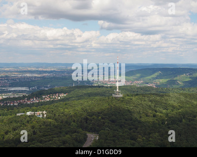 Vue de la ville de Stuttgart en Allemagne Banque D'Images