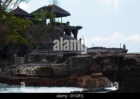 Pura Tanah Lot - temple hindou sur Bali, Indonésie Banque D'Images