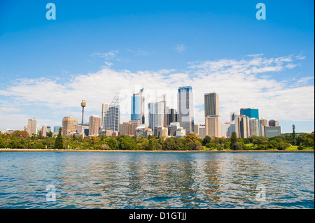 Le centre-ville de Sydney et Central Business District (CBD) de Sydney Botanic Gardens, Sydney, Nouvelle-Galles du Sud, Australie, Pacifique Banque D'Images