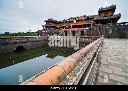 Citadelle de Hue, la Ville Impériale, Hue, Site du patrimoine mondial de l'UNESCO, le Vietnam, l'Indochine, l'Asie du Sud-Est, Asie Banque D'Images