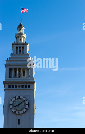 Le Terminal de Ferry de San Francisco Tour de l'horloge Banque D'Images