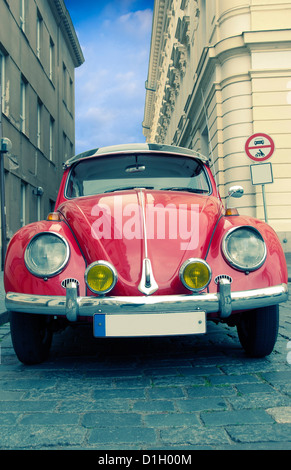 Une voiture Volkswagen Beetle classique Banque D'Images