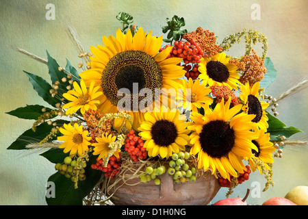 Bouquet de tournesols Banque D'Images