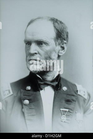 William Tecumseh Sherman (1820-1891), général de l'Union pendant la guerre civile, Portrait, circa 1880 Banque D'Images