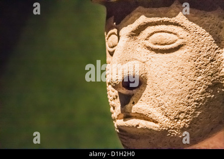 La sculpture maya du sud du Mexique, construit par la culture maya des centaines d'années. Banque D'Images