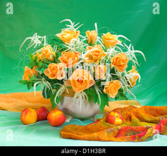 Bouquet de fleurs rose Banque D'Images