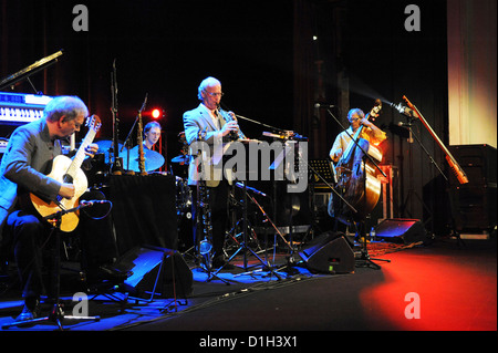 American jazz et world music ensemble à l'Oregon Jamboree Jazz en Pologne. Banque D'Images