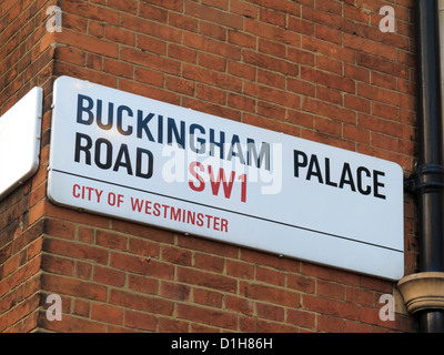 Buckingham Palace Road City of Westminster London SW1 Angleterre Banque D'Images