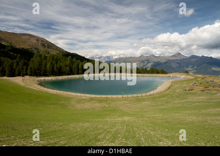 Vallée d'Aoste - Pila Banque D'Images