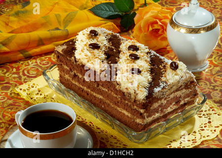 Gâteau au chocolat Banque D'Images