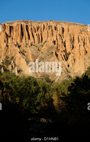 Stob Pyramides Rocheuses en montagne de Rila, Bulgarie. Banque D'Images
