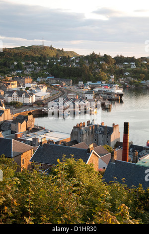 Le port d'Oban, Ecosse, Royaume-Uni ; Banque D'Images