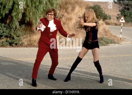 Austin Powers - Spion Dans Geheimer Missionarsstellung Austin Powers : Espion qui m'a tirée de Mike Myers, Heather Graham locales *** Banque D'Images