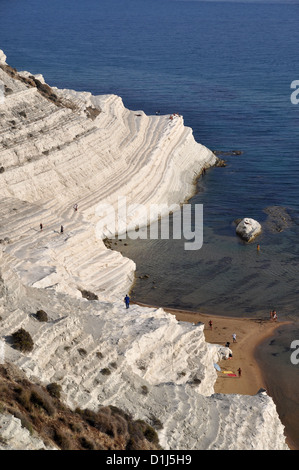 Scala dei Turchi, Realmonte, Sicile, Italie Banque D'Images