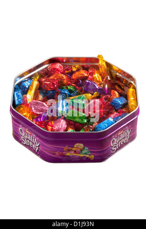 Chocolats Quality Street Banque D'Images