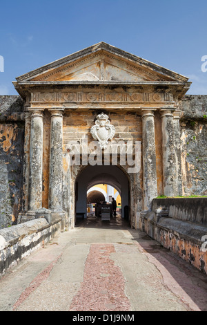 Fort Castillo San Felipe del Morro, Site Historique National de San Juan, un parc national dans la région de Old San Juan, Puerto Rico Banque D'Images