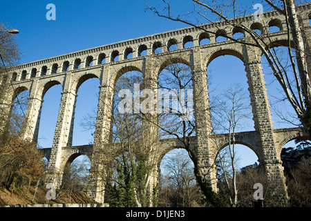 Aqueduc de Roquefavour (Provence, France) Banque D'Images