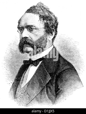 Ernst Werner von Siemens, 1816 - 1892, un inventeur allemand, fondateur de l'ingénierie électrique et industriel Banque D'Images