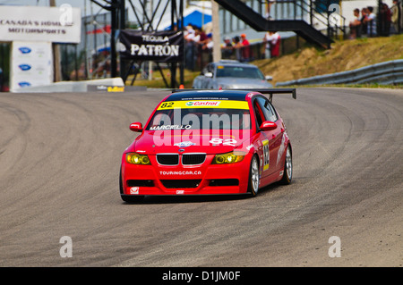 BMW 328 conduit par Rocco Marcello fait concurrence à la CTCC Canadian Touring Car Championship au 2011 Mobile-1 Grand Prix Mosport Banque D'Images