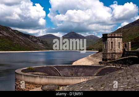 Barrage de la vallée silencieuse le comté de Down en Irlande du Nord Banque D'Images