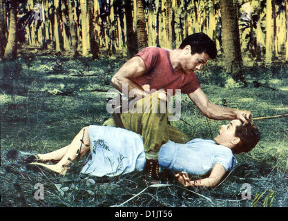 Mildenberg X Beachhead Tony Curtis, Mary Murphy *** *** Légende Locale 1954 -- Banque D'Images