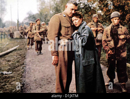 Verraten trahi Clark Gable, Lana Turner Le Colonel Pieter Deventer (Clark Gable,vl) heuert Verraeterin die vermeintliche Carla Banque D'Images