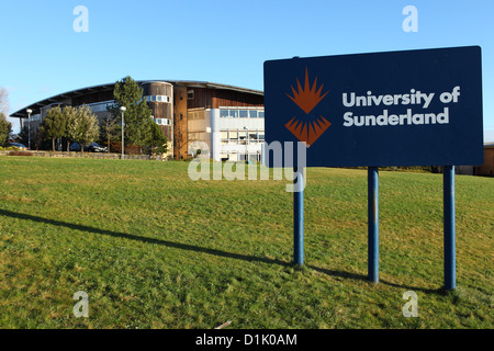 L'Université de Sunderland, Angleterre, Royaume-Uni. Banque D'Images