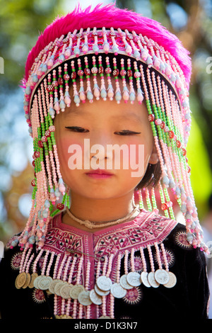 Cute girl portrait Thai ope Banque D'Images