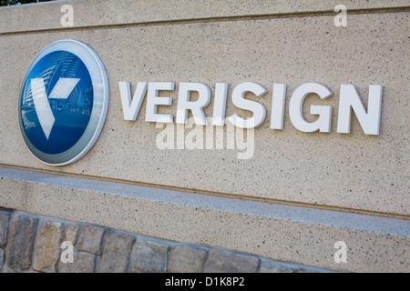 Le nouveau siège de la société de services internet Verisign en Virginie. Banque D'Images