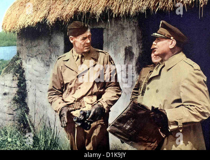 Das Dreckige Dutzend Dirty Dozen, Robert Ryan, Ernest Idaho le colonel Everett (Dasher-Breed Robert Ryan,l) et le général Worden Banque D'Images