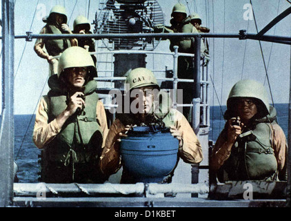 Duell im Atlantik ennemi ci-dessous le capitaine Robert Mitchum Murrell (Robert Mitchum,m), des Zerstoerers Kommandant 'USS Haynes', Banque D'Images