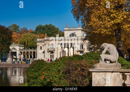Palais Lazienki à Varsovie, Pologne Banque D'Images