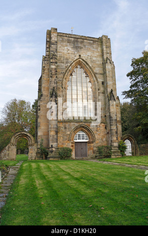 Les vestiges de l'abbaye de Beauchief à Sheffield, Yorkshire, Angleterre, bâtiment classé II* Banque D'Images