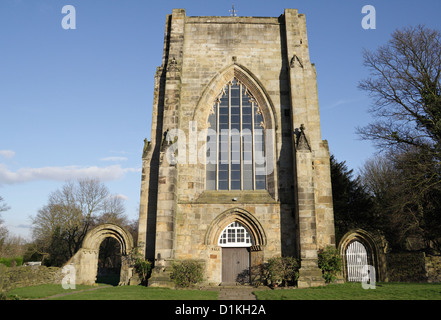 Les vestiges de l'abbaye de Beauchief à Sheffield, Yorkshire, Angleterre, bâtiment classé II* Banque D'Images