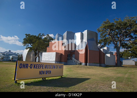 Biloxi (Mississippi) - L'Ohr-O'Keefe Museum of Art, conçu par Frank Gehry. Banque D'Images