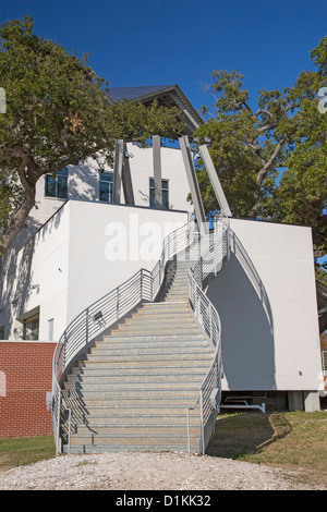 Biloxi (Mississippi) - L'Ohr-O'Keefe Museum of Art, conçu par Frank Gehry. Banque D'Images