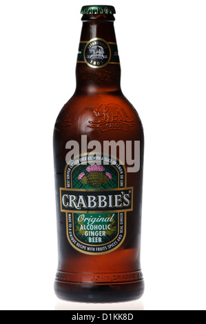 Bouteille de boissons d'origine de Crabbie La bière au gingembre Banque D'Images