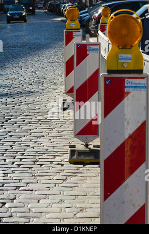 Postes de travail de la route d'Altona, à Hambourg, Allemagne Banque D'Images