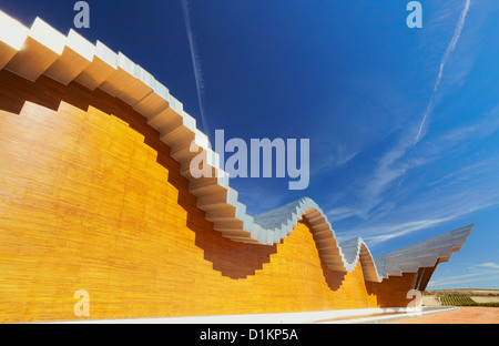 Ysios winery par l'architecte Santiago Calatrava. Laguardia. Route des vins de la Rioja Alavesa. L'Alava. Pays Basque. Espagne Banque D'Images