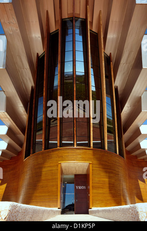 Ysios winery par l'architecte Santiago Calatrava. Laguardia. Route des vins de la Rioja Alavesa. L'Alava. Pays Basque. Espagne Banque D'Images