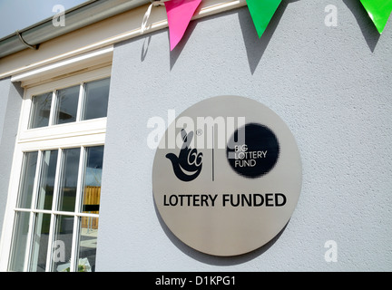 Un big lottery fund signe sur des capacités au centre redruth dans heartlands, Cornwall, uk Banque D'Images