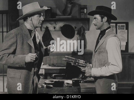 Das Geheimnis der Schwarzen Bande Colt 45 Randolph Scott, Zachary Scott *** *** Légende Locale 1950 -- Banque D'Images