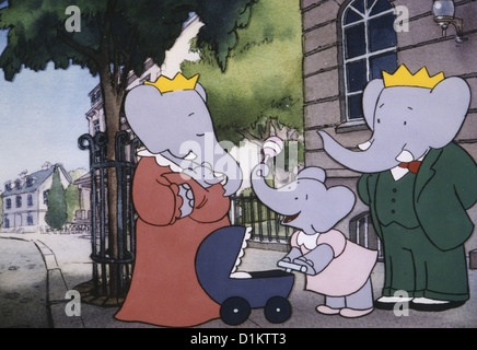 Babar Babar : Le Film : Le film Szenenbild ASTRAL ,clips, 04 /96 Banque D'Images