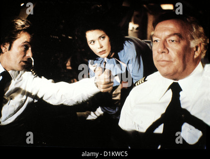 80 de l'aéroport - Die Concorde Concorde, - Airport '79 Alain Delon, Sylvia Kristel, George Kennedy Auf dem Flug von Paris nach Banque D'Images