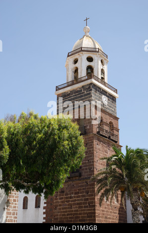 L'Église Nuestra Señora de Guadalupe, Teguise, Lanzarote, Canary Islands, Spain, Europe Banque D'Images