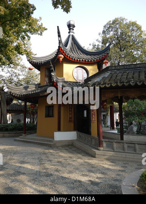 Temple hanshan cloche en bronze chinois à l'intérieur du bâtiment Banque D'Images