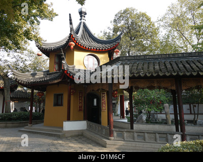 Temple hanshan cloche en bronze chinois à l'intérieur du bâtiment Banque D'Images