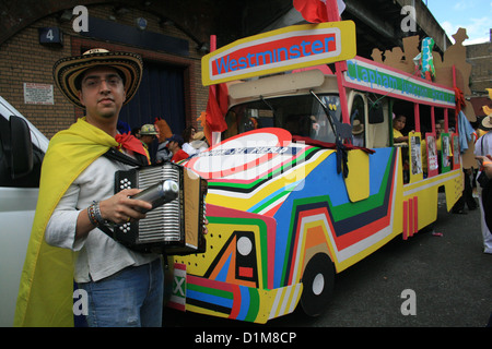 Carnaval del Pueblo festival à Londres Banque D'Images