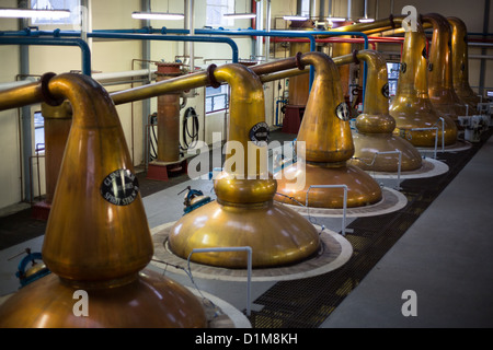 La distillerie de whisky de malt écossais Glenfiddich, à Dufftown, Morayshire, en Écosse. Banque D'Images