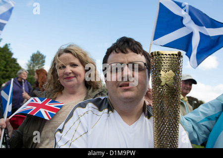 'Homecoming parade' pour le Scottish médaillés olympiques, des célébrations à Glasgow, en Écosse, le vendredi 14 septembre 2012 Banque D'Images